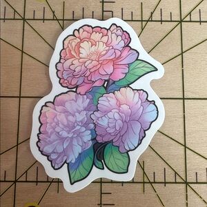 💜13/$13 +Bundle Sticker Sale | Flowers Waterproof Sticker